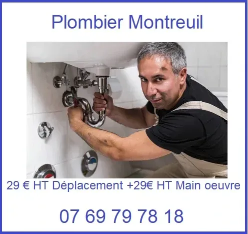 Plombier Montreuil