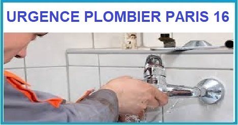 Urgence plombier Paris 16
